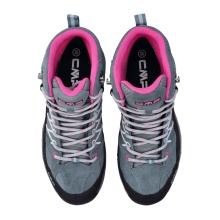 CMP Wanderschuh Rigel Mid WP (waterproof/wasserdicht) mineralgrau/pink Junioren/Kinder